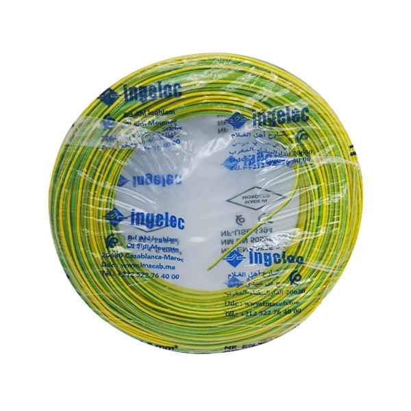 CABLE INGELEC RIGIDE H 07 VU 1.5 mm BLEU