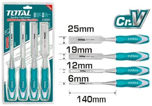 Ciseau à bois x 4pcs